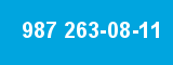 987 263-08-11